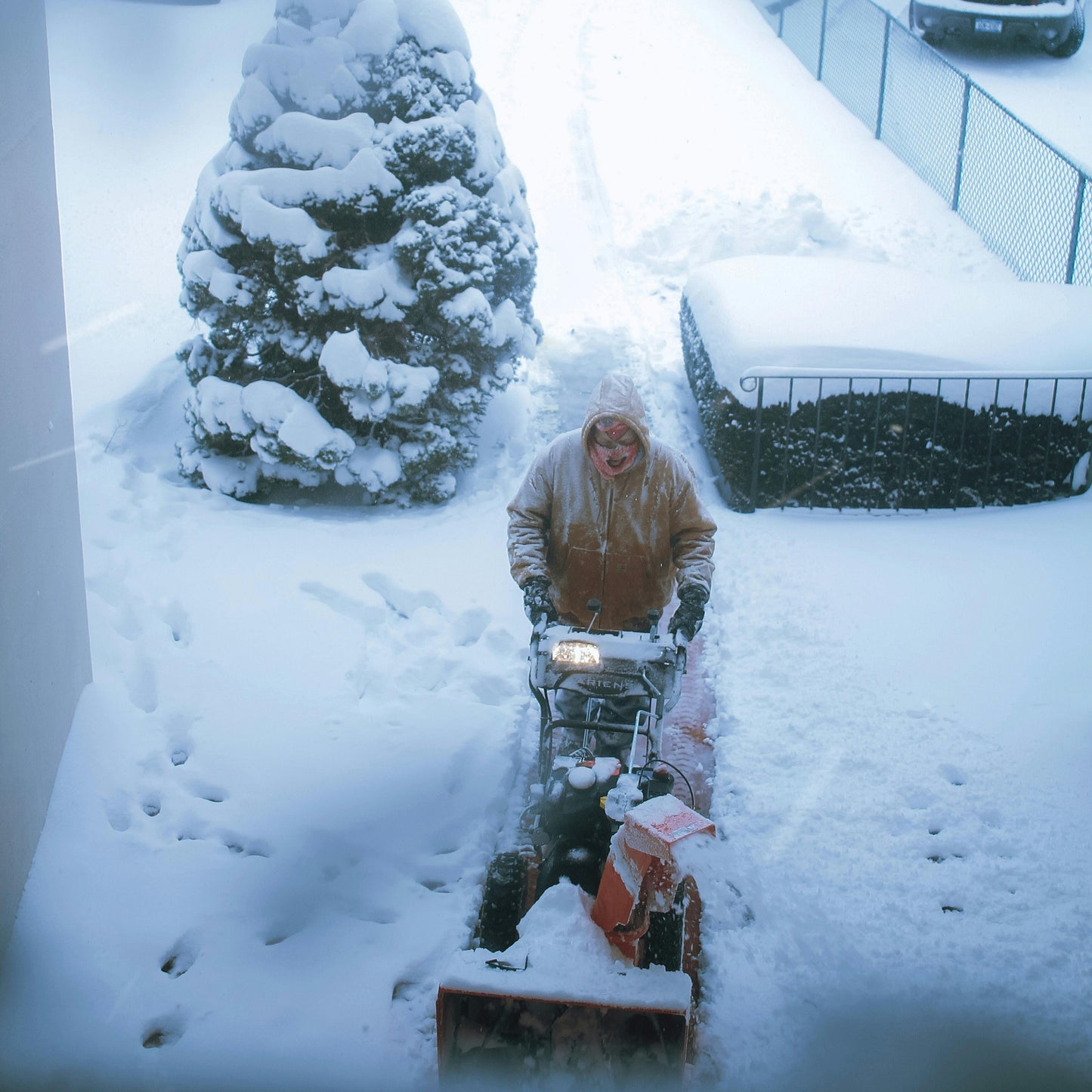 Déneigement De Stationnement Simple